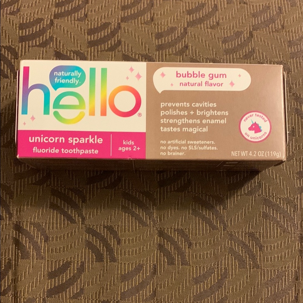 Unicorn Sparkle Kids Toothpaste - Bubble Gum Flavor